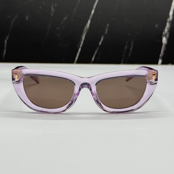 NEW GUCCI SUNGLASSES GG1521S 004 LIGHT PURPLE EYEWEAR main image 9